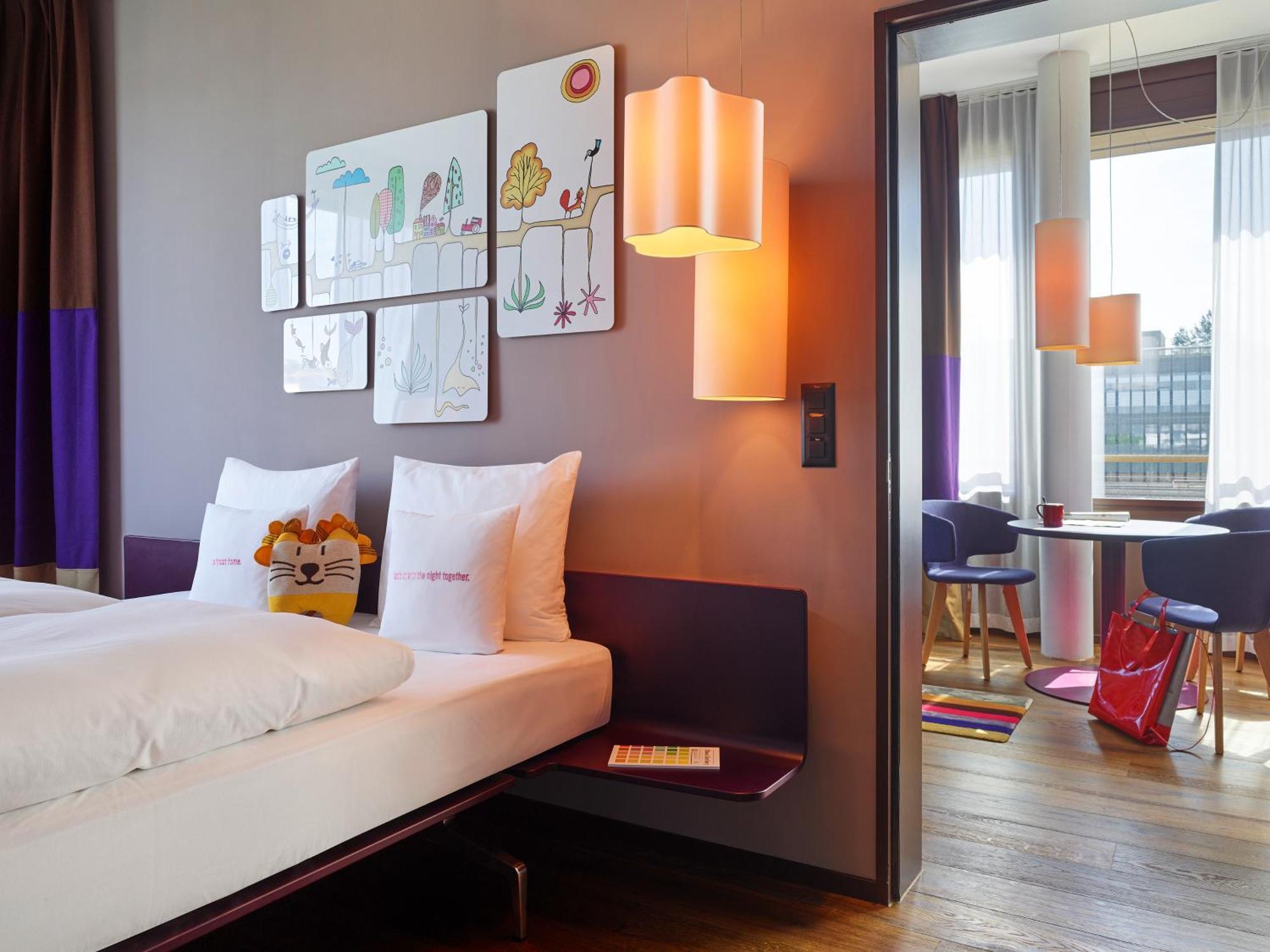 25Hours Hotel Zuerich West Oda fotoğraf